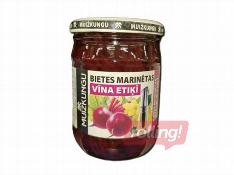 Muižkungi bietes marinētas vīna etiķī 500g (23.04.27) Lietuva
