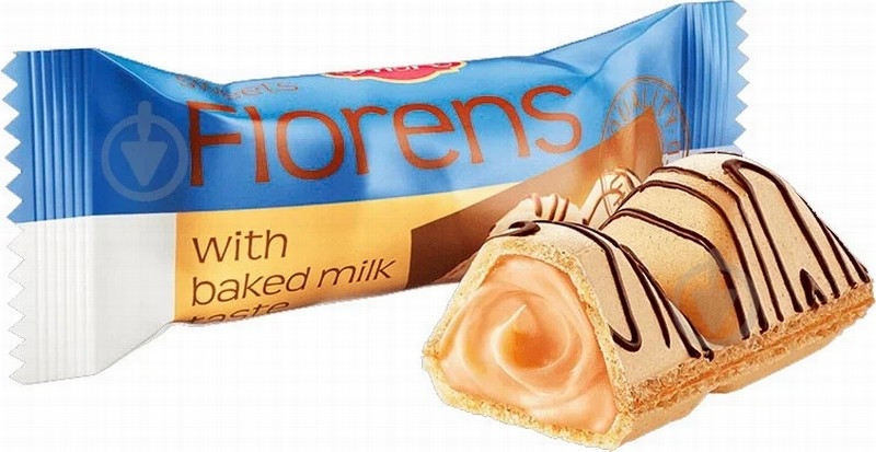 Šokolādes konfektes FLORENS ar karsēta piena garšu 2.2kg (daudzumu norādīt kg) (20.04.27) Ukraina