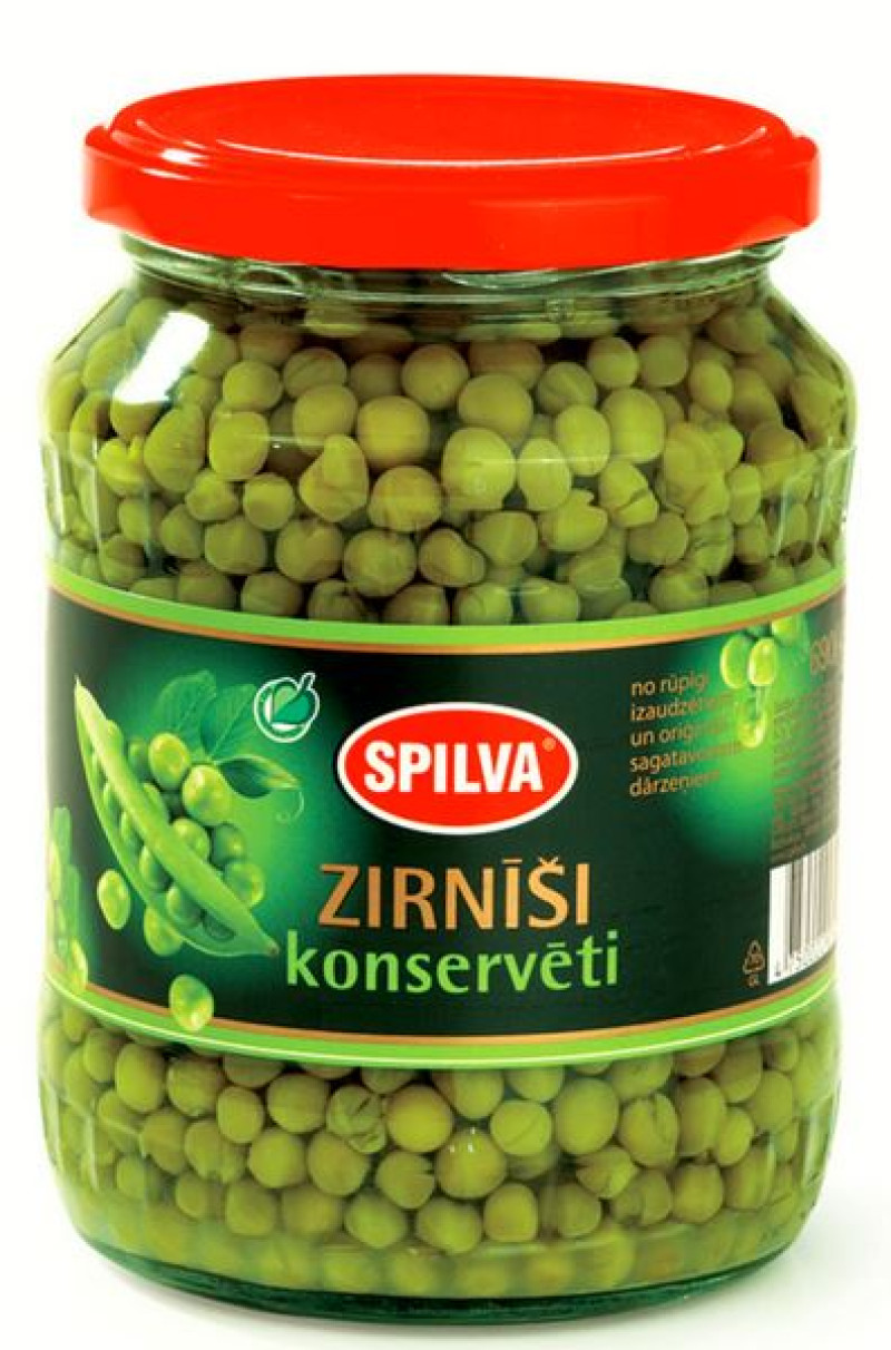 Zaļie zirnīši Spilva 690g (31.05.29) Latvija