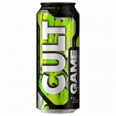 Enerģijas dzēriens Cult Game Changer 0.5L DEPOZĪTS 0.10eur 1/24 (10.08.27) Lietuva