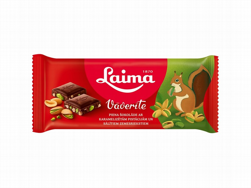 Šokolāde Laima Vāverīte 90g (14.05.27) Latvija