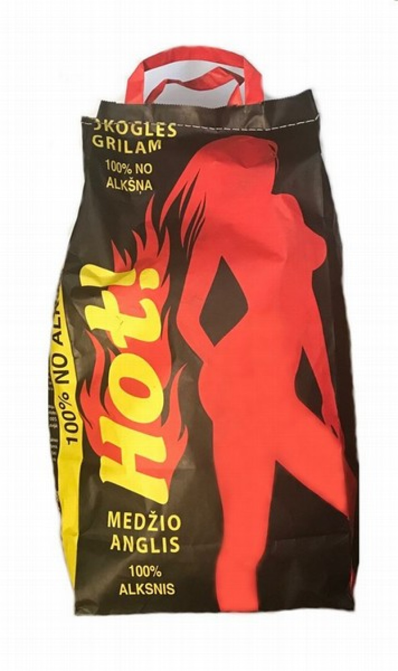 Kokogles grilam VIEGLI AIZDEDZINĀMAS HOT 2kg Lielbritānija