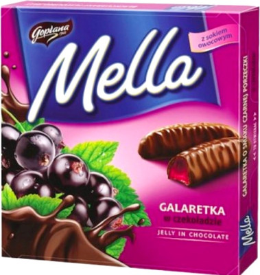Konfekšu kaste Mella upeņu 190g 1/24 (02.27) Polija
