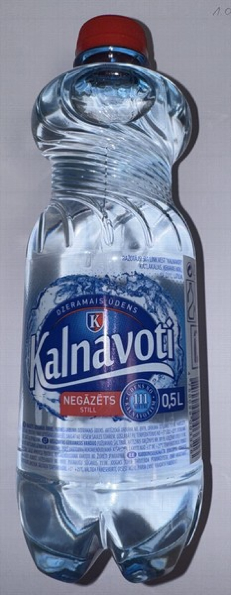 Dzeramais ūdens Kalnavoti negāzēts 0.5L DEPOZĪTS 0.10eur 1/12 (12.06.27) Latvija