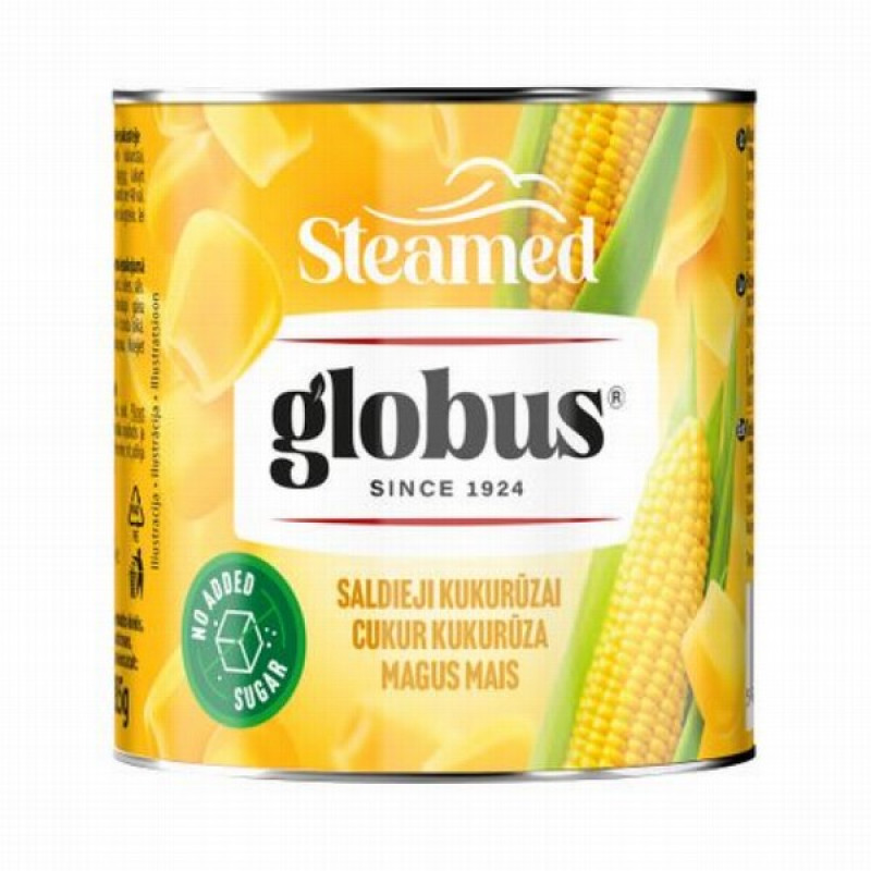 Kukurūza Globus 340g 1/12 (21.08.2028)Uganda