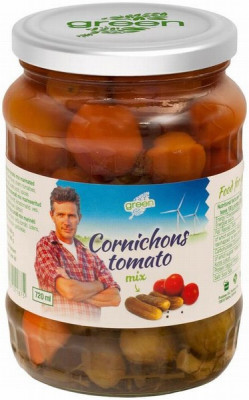 Dārzeņu asorti 680g Green marinēti (gurķi+tomāti) (23.02.29) Vjetnama