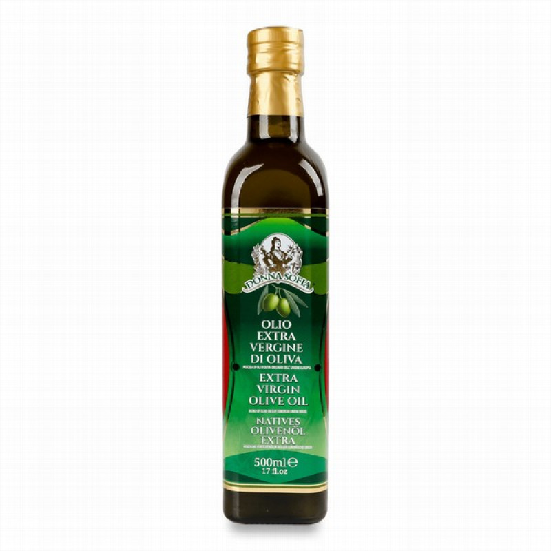 Olīveļļa Donna Sofija Extra Virgin 0.5l stiklā 1/12 (10.03.27) Itālija