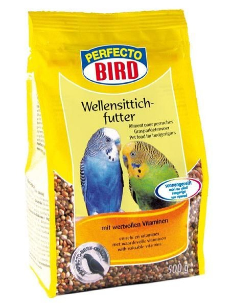 Barība mazajiem papagaiļiem Perfecto 500g (03.27)Vācija