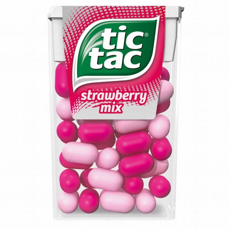 Dražejas Tic Tac Zemeņu Mix 18g (10.08.27) Īrija