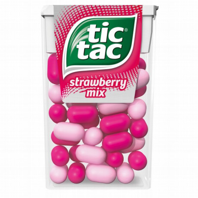 Dražejas Tic Tac Zemeņu Mix 18g (10.08.27) Īrija