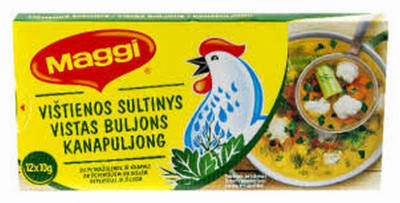 Buljons Maggi vistas ar dillēm un pētersīļiem 120g (02.2027) Slovākija