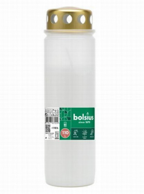 Svec.Kapu 6.5x*23cm balta 1/12 110h