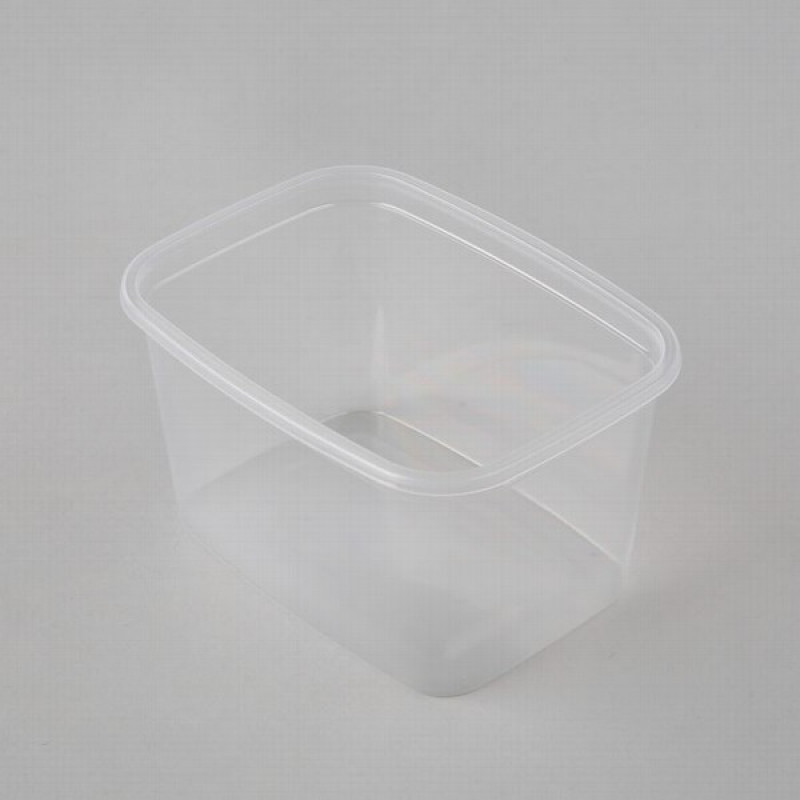 Salāttrauki plastmasas ar vākiem 750ml*500gb 