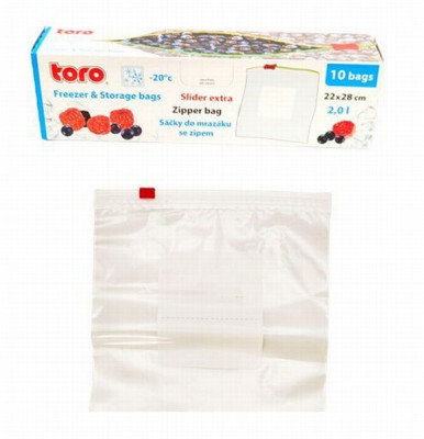 Maisiņi sasaldēšanai Toro 3.8L/10gb čehija