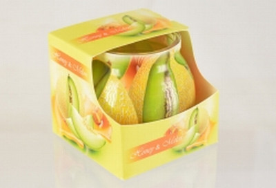 Svece Honey&Melon aromātiska stiklā 1/12