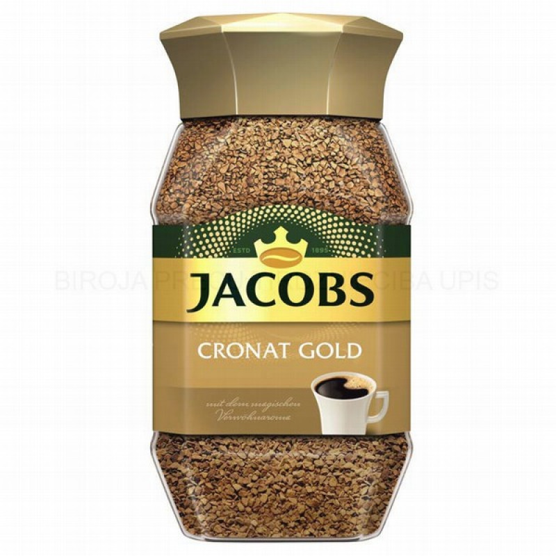 Kafija šķīstošā Jacobs Cronat Gold 200gx200g(02.11.25)Vācija