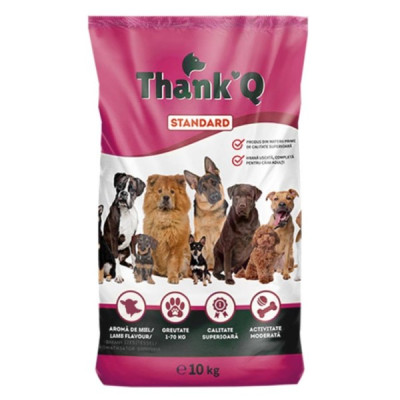 Suņu barība ThankQ standart ar jēra gaļu 10kg (07.02.27)