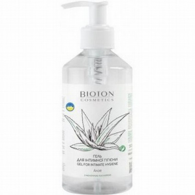 Želeja intīmai higienai Bioton ar pienskābi alveja 300ml Ukraina