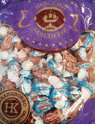 Īrisa konfektes Mileo piens 1kg (24.03.27) Krievija