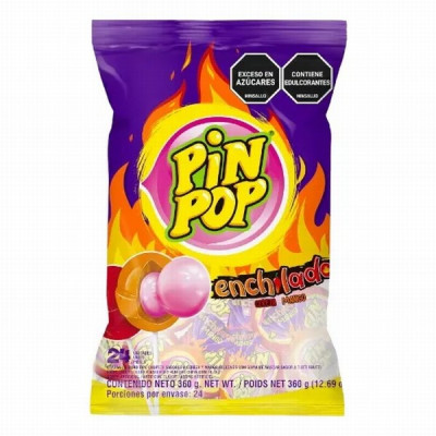 Ledenes uz kociņa PinPop Mango Enchilado 17g*24gb (24.04.27) Kolumbija