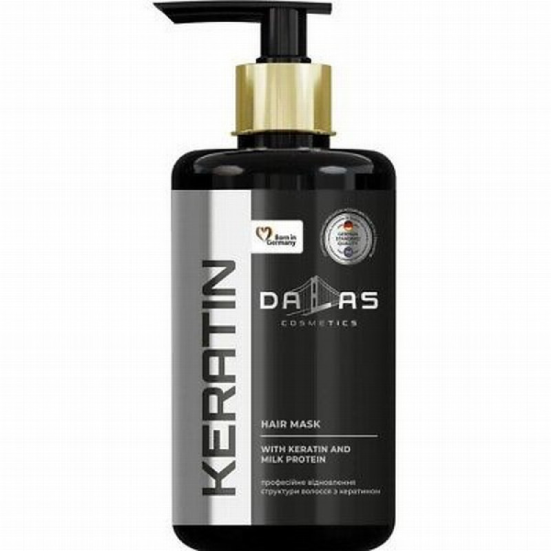 Matu maska Dalas ar Keratinu un piena proteīnu 900ml (22.10.28) Ukraina