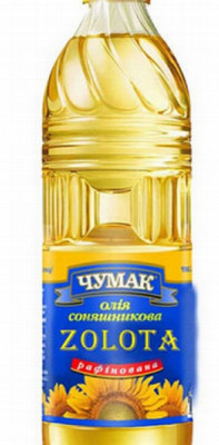 Eļļa Zolota saulespuķu rafinēta 1L 1/15 (08.02.28) Ukraina