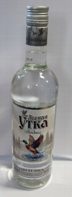 Degvīns Lesnaja Utka silver line 0.7L 40% Latvija