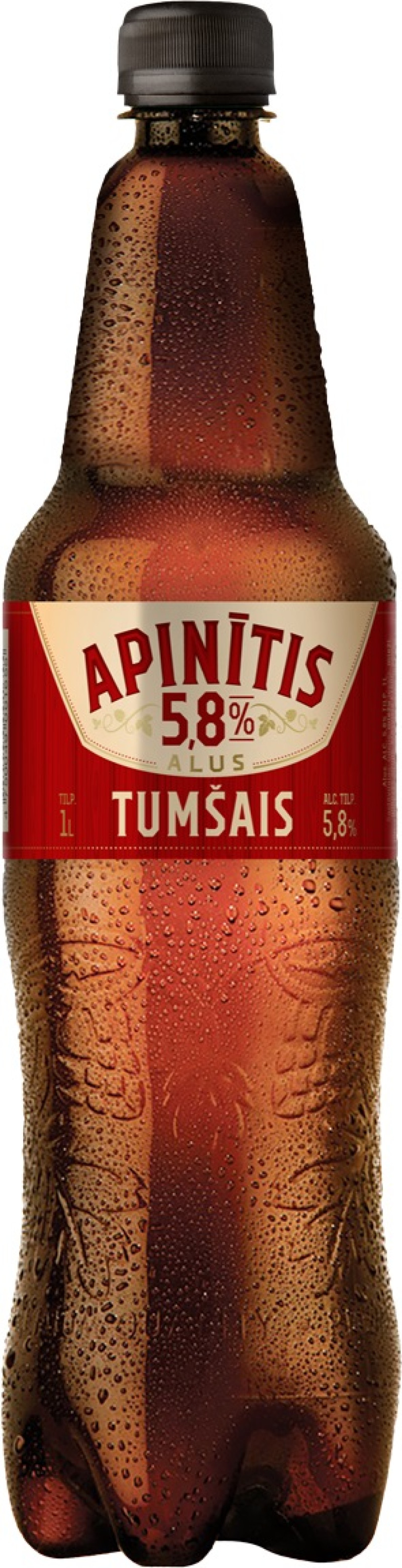 Alus Aldara Apinītis Tumšais 5.8% 1L DEPOZĪTS 0.10eur 1/6 (08.01.27) Latvija