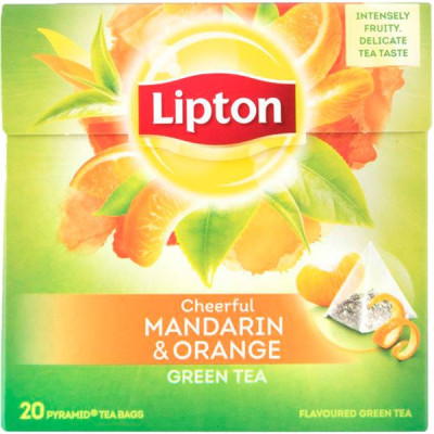 Tēja Lipton zaļā Mandarīni,Apelsīni 20gb 1/12 (04.27) Polija