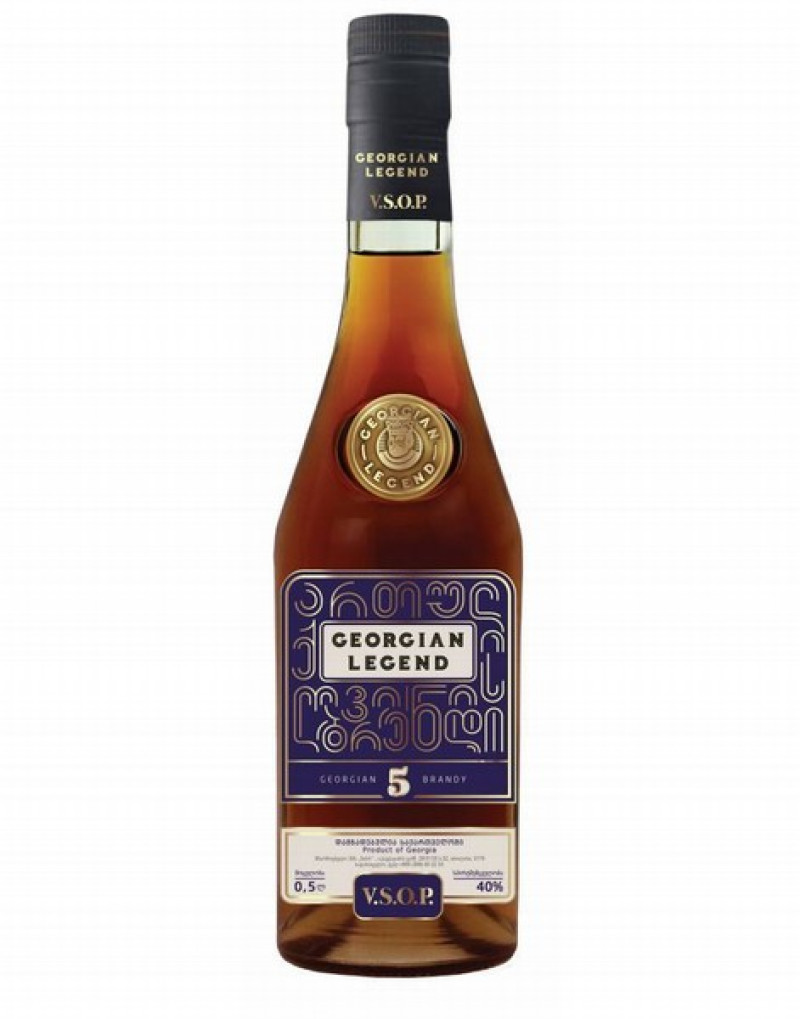 Brendijs Georgian Legend 0.5 L 40% Spānija