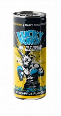 Enerģijas dzēriens LUCKY PUNCH zero 0.33L DEPOZĪTS 0.10eur 1/24 (13.11.26) Polija