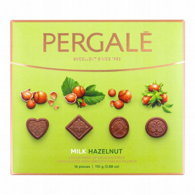 Konfekšu kaste Pergale hazelnut 111g(12.10.26)Lietuva