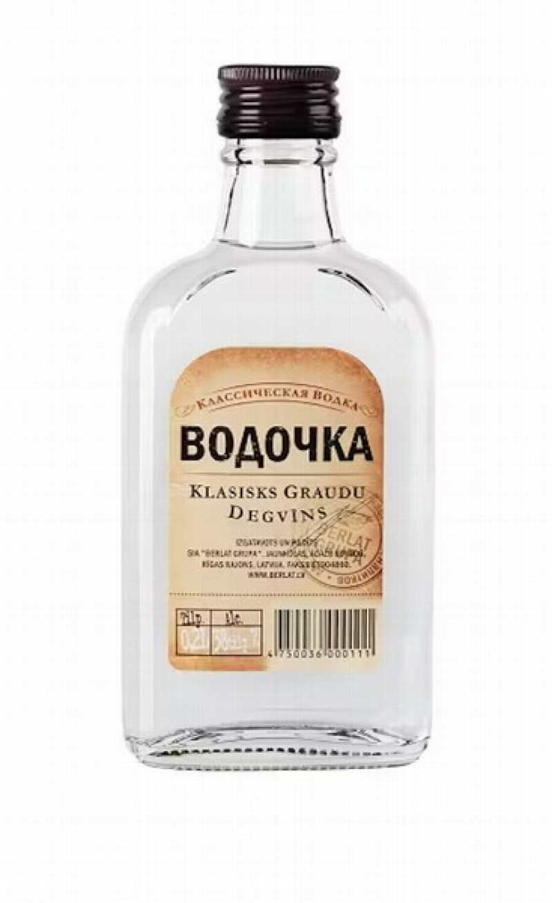 Degvīns Vodočka 0.2L 38% Latvija