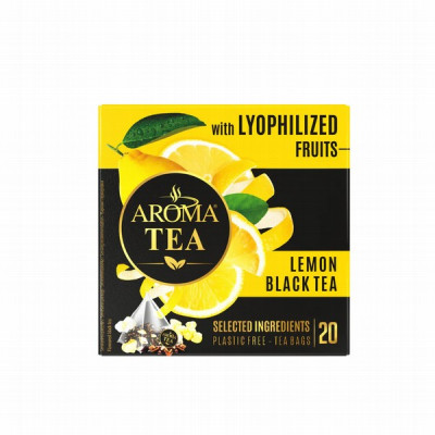Tēja Aroma Pyramids Citronu 2g*20gb(08.27) Polija