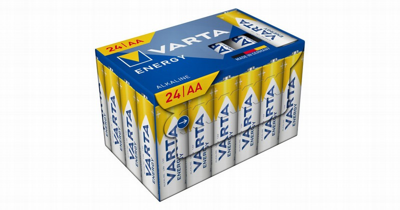 Baterijas Varta AA LR6 Energy Box 1*24gb (cena par 1gb)