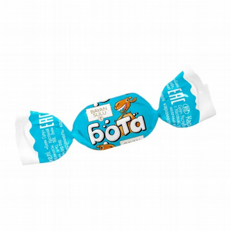 Karamele Bajan Sulu  Bota ar piena pildījumu košlājamā 0,5kg(16.03.27) Kazahstāna