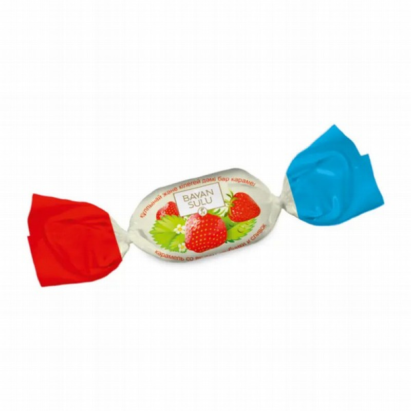 Karamele Bajan Sulu Klubnika sļivki ar zemeņu garšu 1kg (06.04.27) Kazahstāna