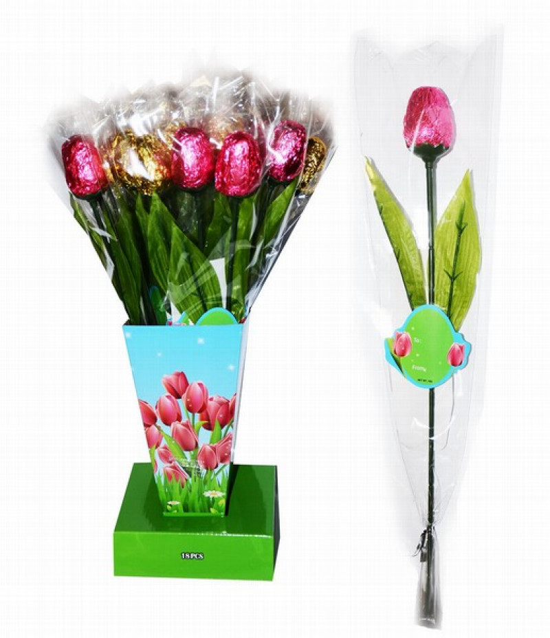 Šokolādes konfekteTulip in vase 18g 1/18(28.09.28)Ķīna