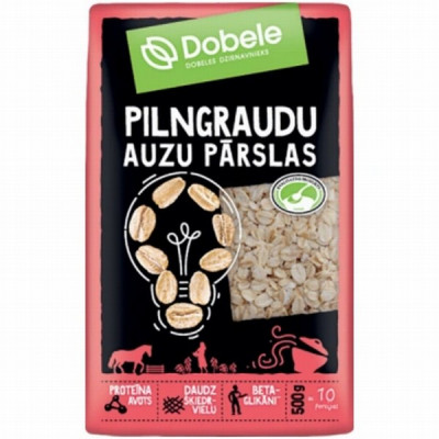 Dobeles auzu pārslas pilgraudu 1kg 1/8 (07.01.27) Latvija