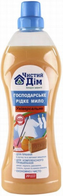 Šķidrās saimniecības ziepes Tīra māja 1L unversālās 1/10 (20.10.2027) Ukraina 