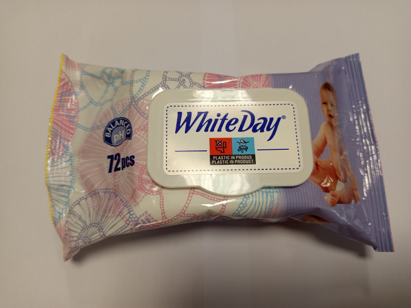 Mitrās salvetes higēniskās bērniem ultra sensitive 72.gb White day 1/28 (06.05.29)