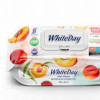 Higēniskās mitrās salvetes Persiks 120gb White day 1/24 (19.12.28)