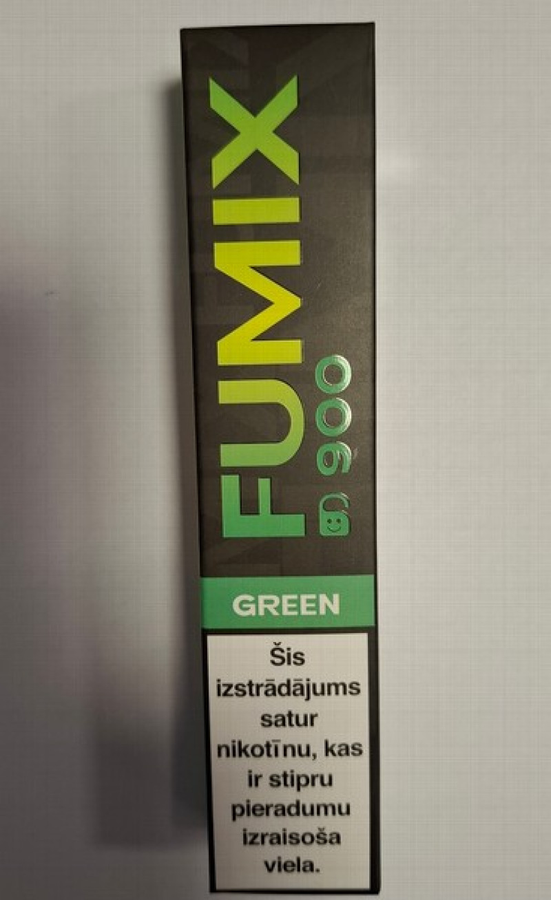 Elektroniskā cigarete Fumix Arc TB Green 2% vienreizējā Ķīna