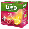 Tēja LOYD ar aveņu un citronu garšu 20*2g (12.27) Ukraina