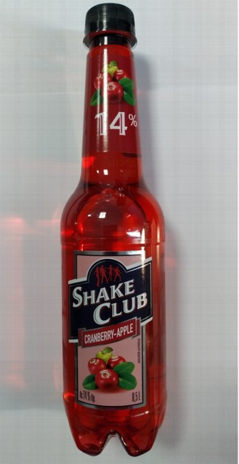 Kokteilis Shake Club Dzērvene-Ābols 0.5L 14% DEPOZĪTS 0.10 eiro 1/12 Lietuva