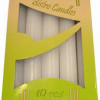 Bistro sveces 10gb (17cm) baltas Provence