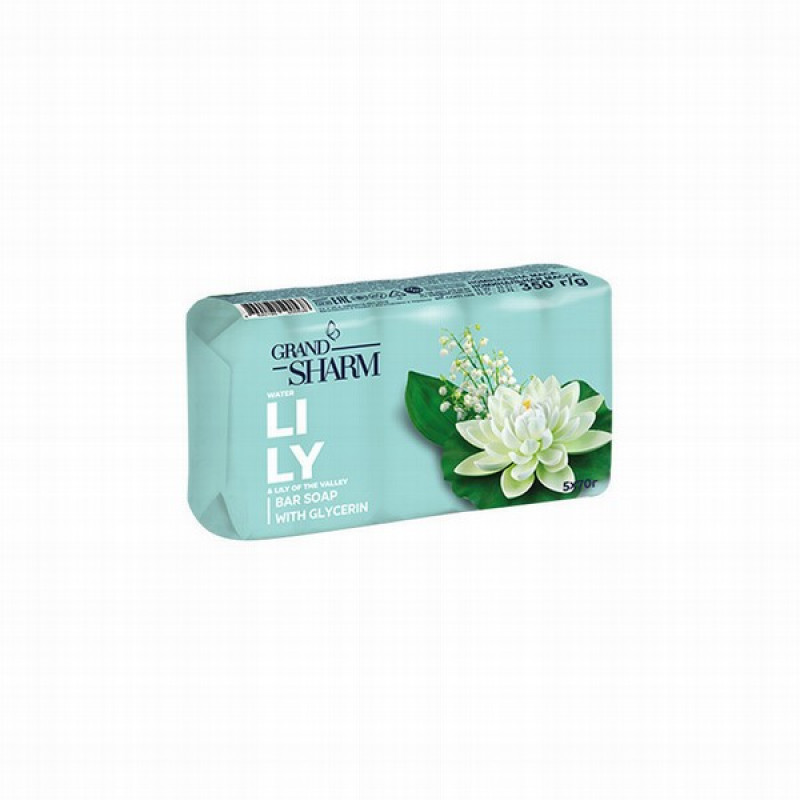 Grand Šarm Tualetes ziepes Maijpuķīte un ūdensroze 70g (03.04.28.) 1/25