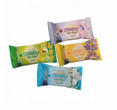 White Day Mitrās salvetes FLOWER MIX 4 veidi 15gab. 1/36 (01.12.28)