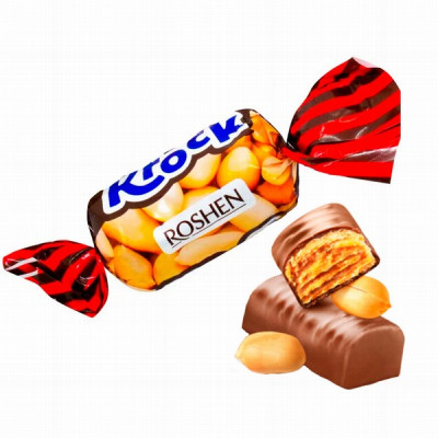 Šokolādes konfektes Roshen Krock 1kg (28.02.27) (Pārdodas tikai pilnos iepakojumos (1kg)) Ukraina