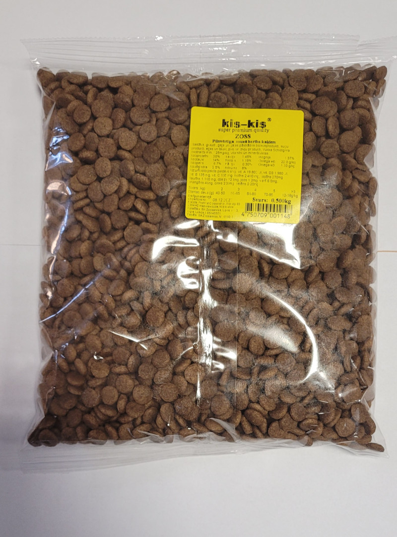  Sausā barība kaķiem Kis-Kis Delicacy (Zoss) 0.5kg 1/40 (09.03.28) Nīderlande